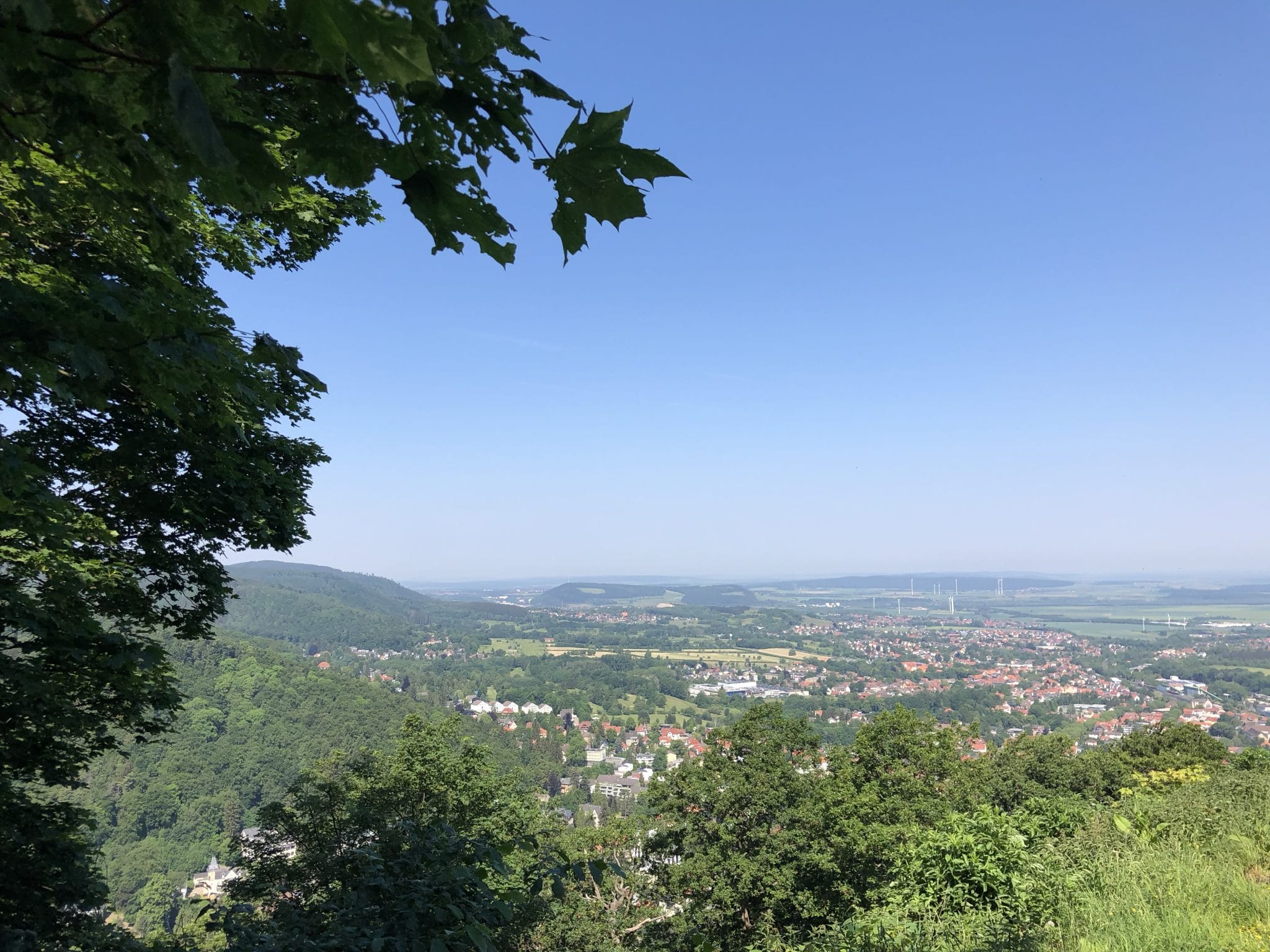 Blick vom Burgberg Bad Harzburg